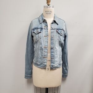 Light Blue Women's Denim Jacket - Classic Jean Jacket